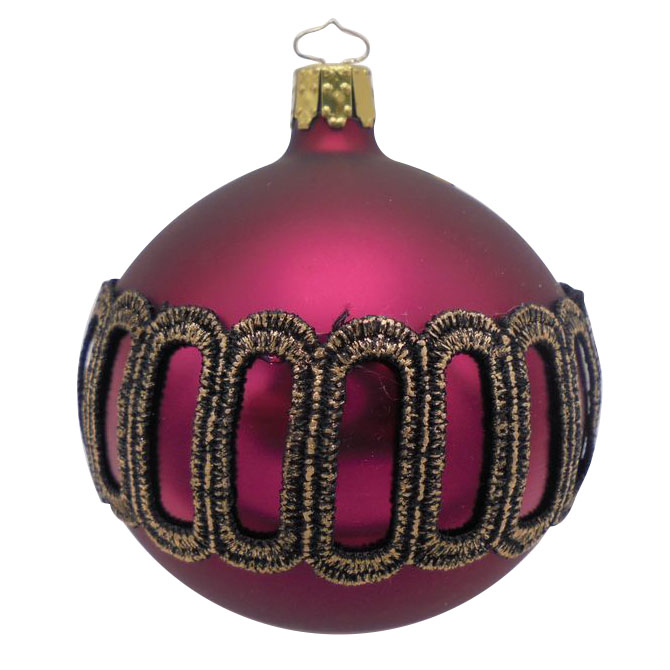 Ballantynes Bright Electic Amba 8 cm Ball Matt